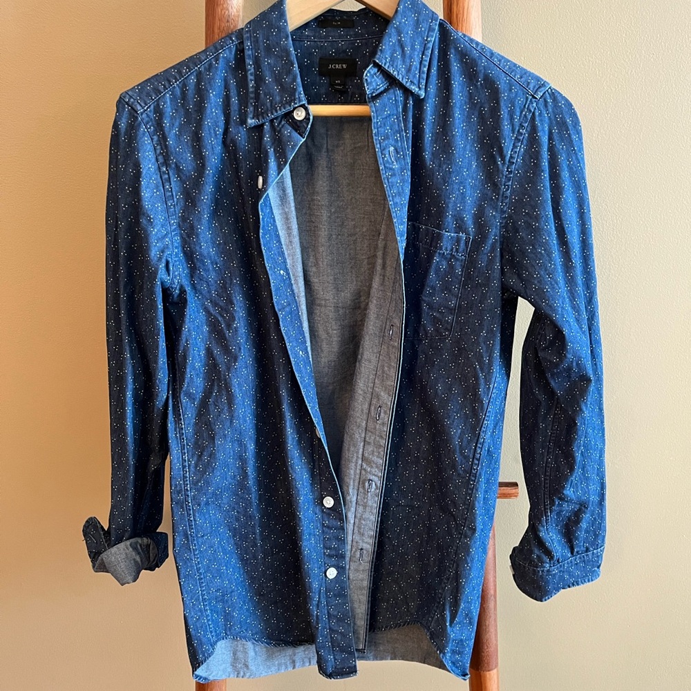 j.crew slim button down shirt